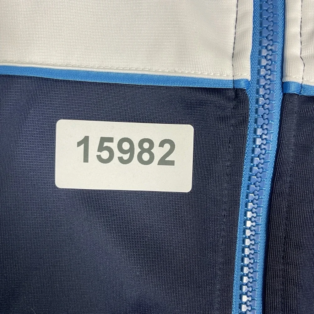 Marc Ecko ‎ Cut & Sew Jacket Mens XXL Blue Full Zip Athletic Track Y2K Retro